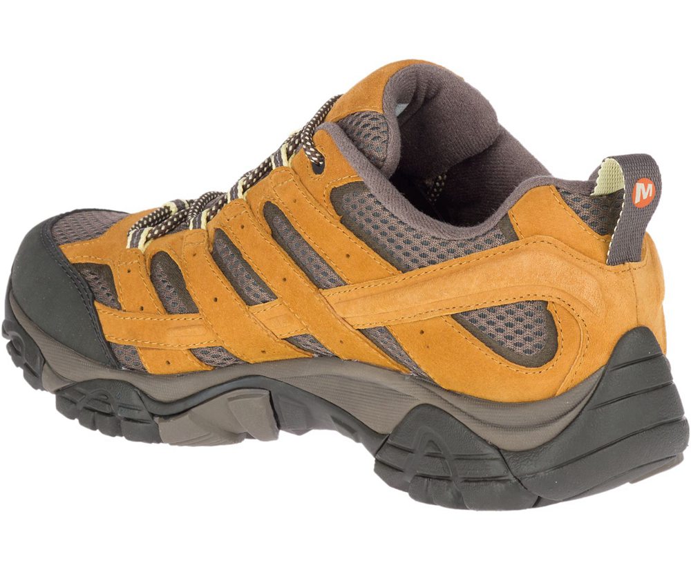 Buty Trekkingowe Merrell Męskie Brązowe/Czarne - Moab 2 Ventilator - 752180-WSO